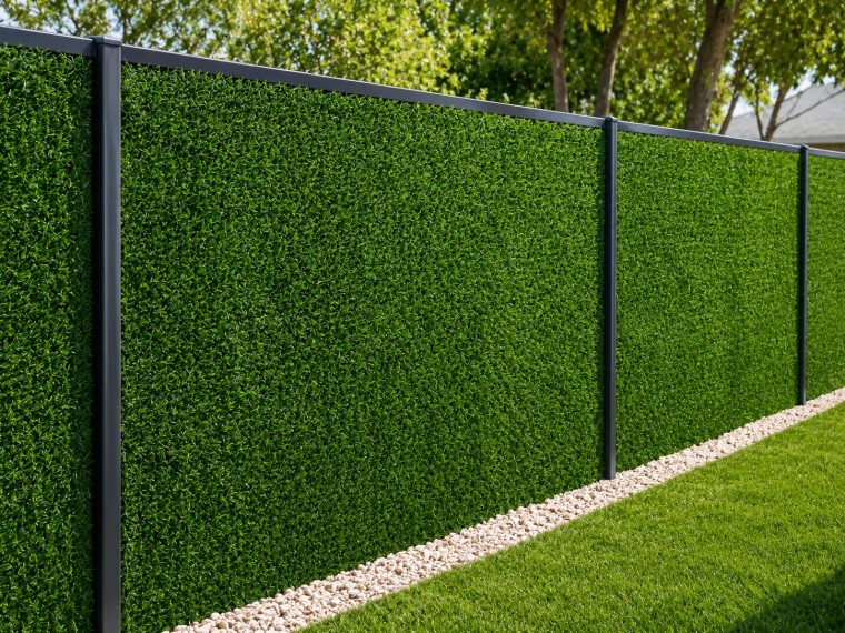 Artificial Grass Fence