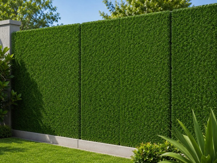 Grass Fence Wall