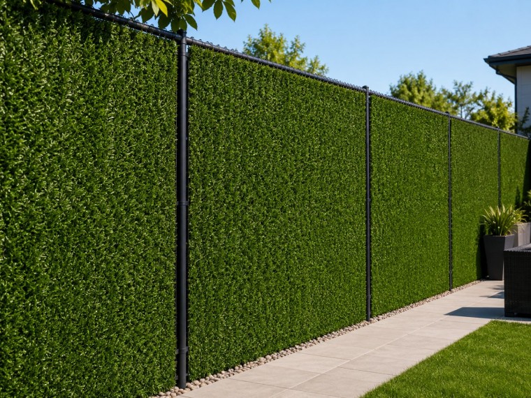 Grass Privacy Fence
